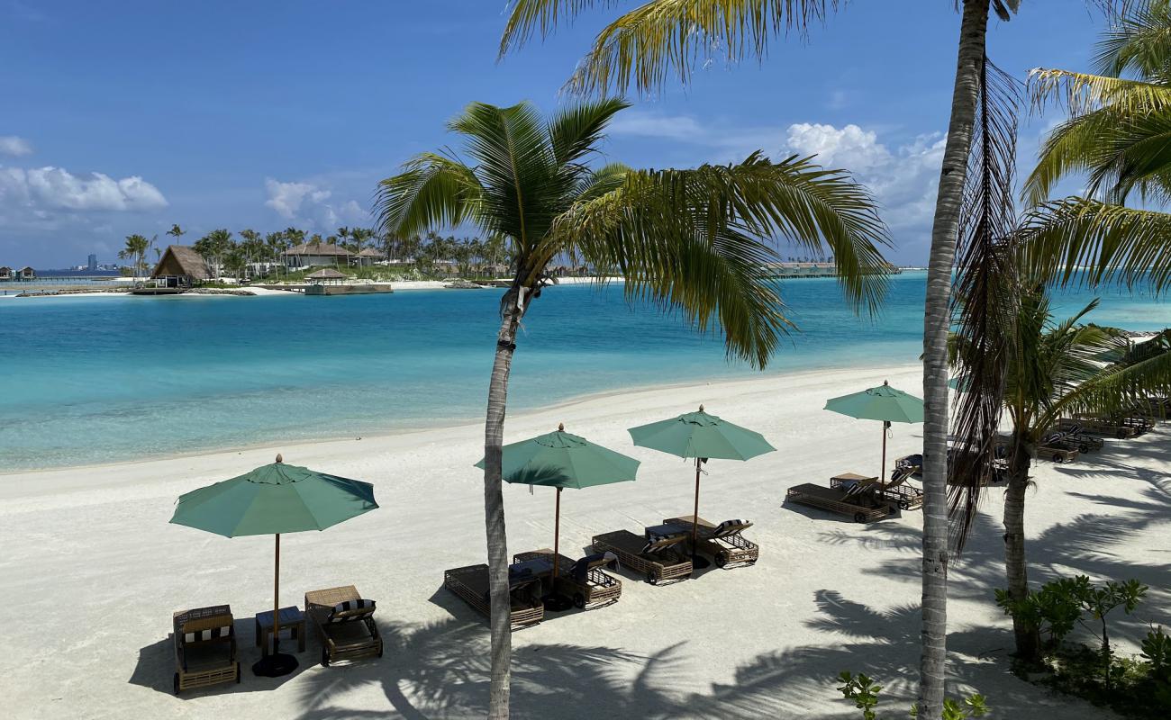 Photo de SAii Lagoon Maldives avec sable fin blanc de surface