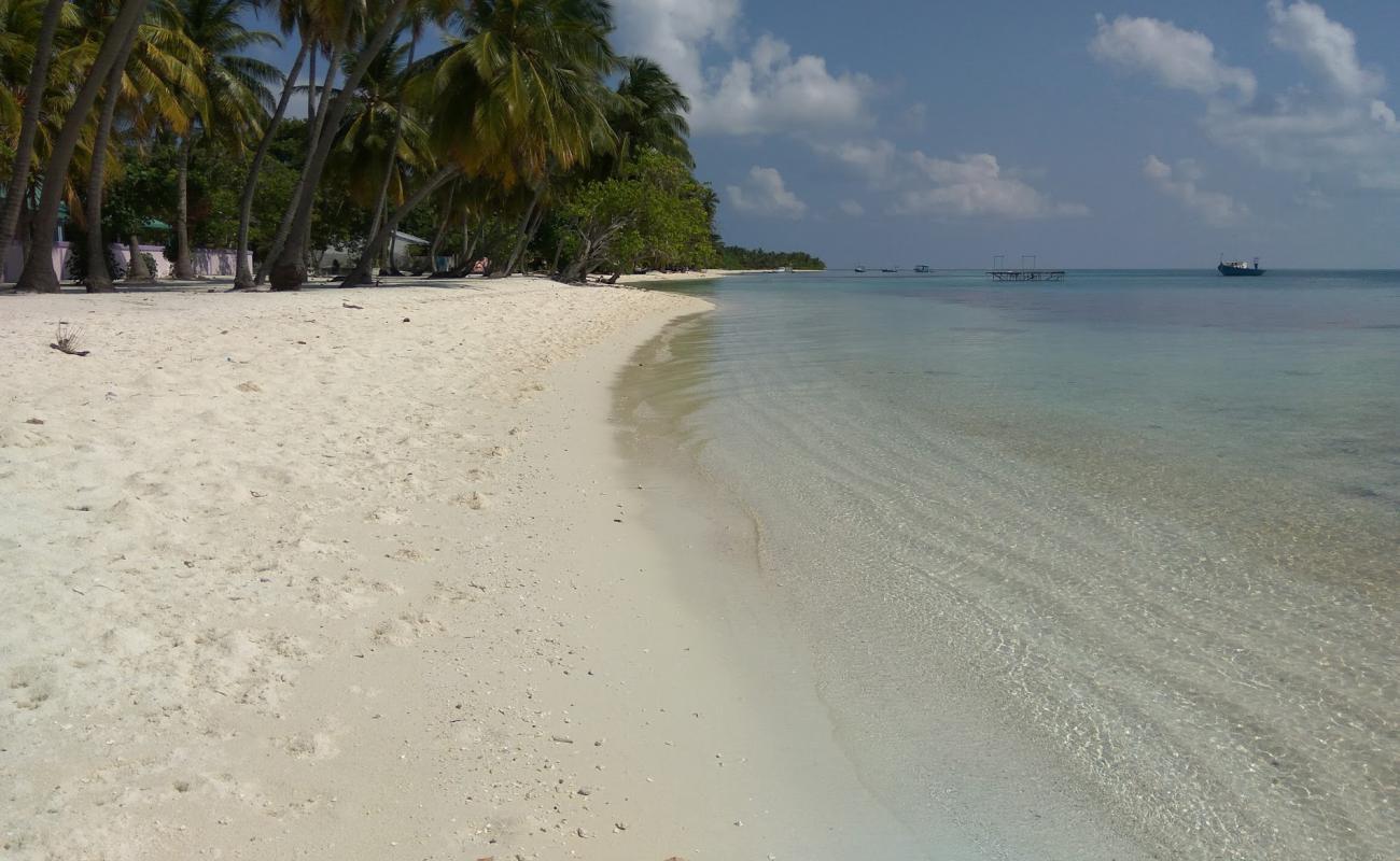 Photo de Sunset Beach avec sable lumineux de surface