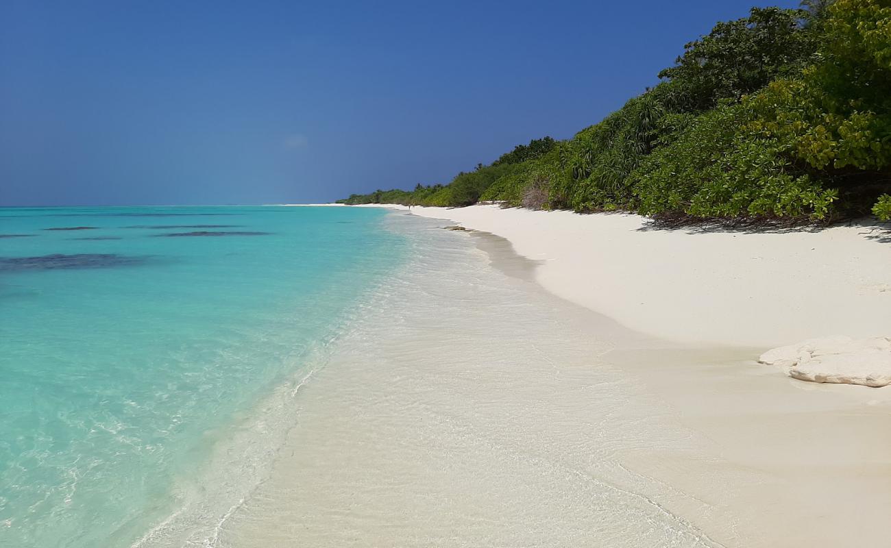 Photo de White Sandy Beach avec sable blanc de surface