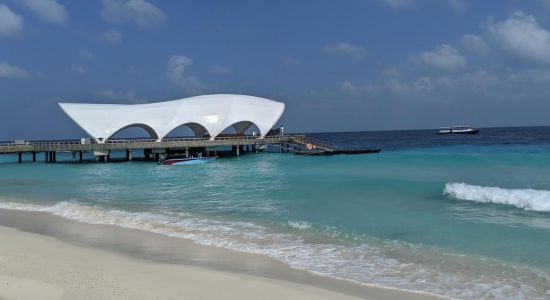 Plage de l'île de Miriandhoo