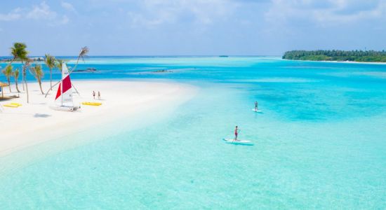 Plage de l'île Innahuraa