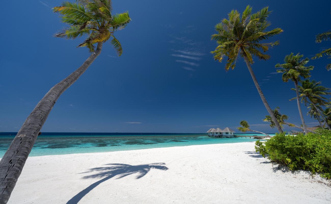 Photo de Plage de l'île du complexe Cora Cora Resort. avec sable fin blanc de surface