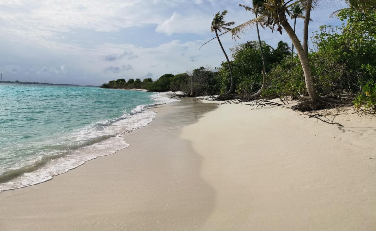 Photo de Raafushi Beach avec sable lumineux de surface