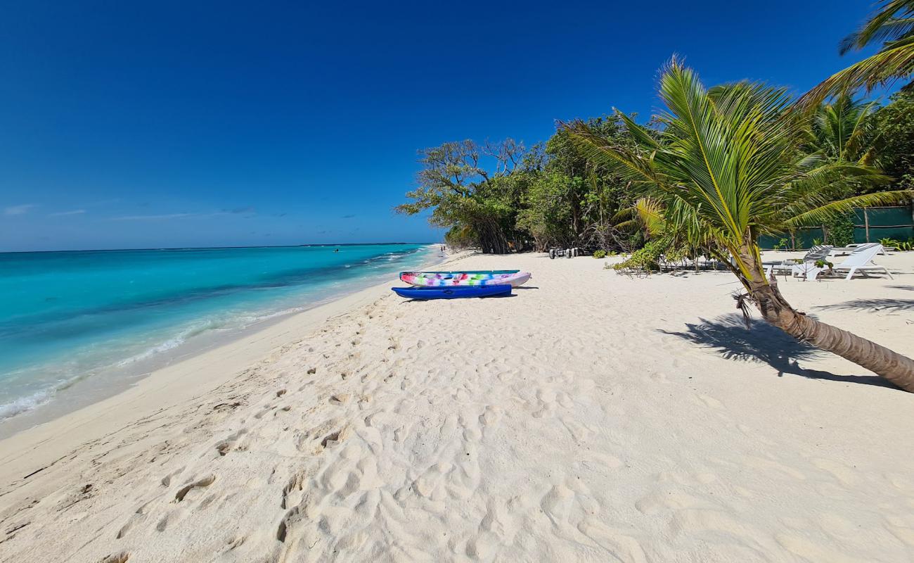 Photo de Vashafaru beach avec sable blanc de surface