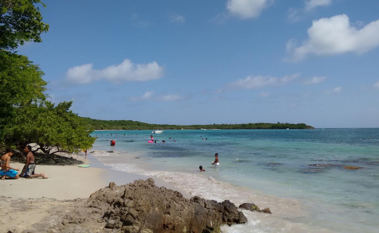 Photo de Anse Meunier beach avec sable beige de surface