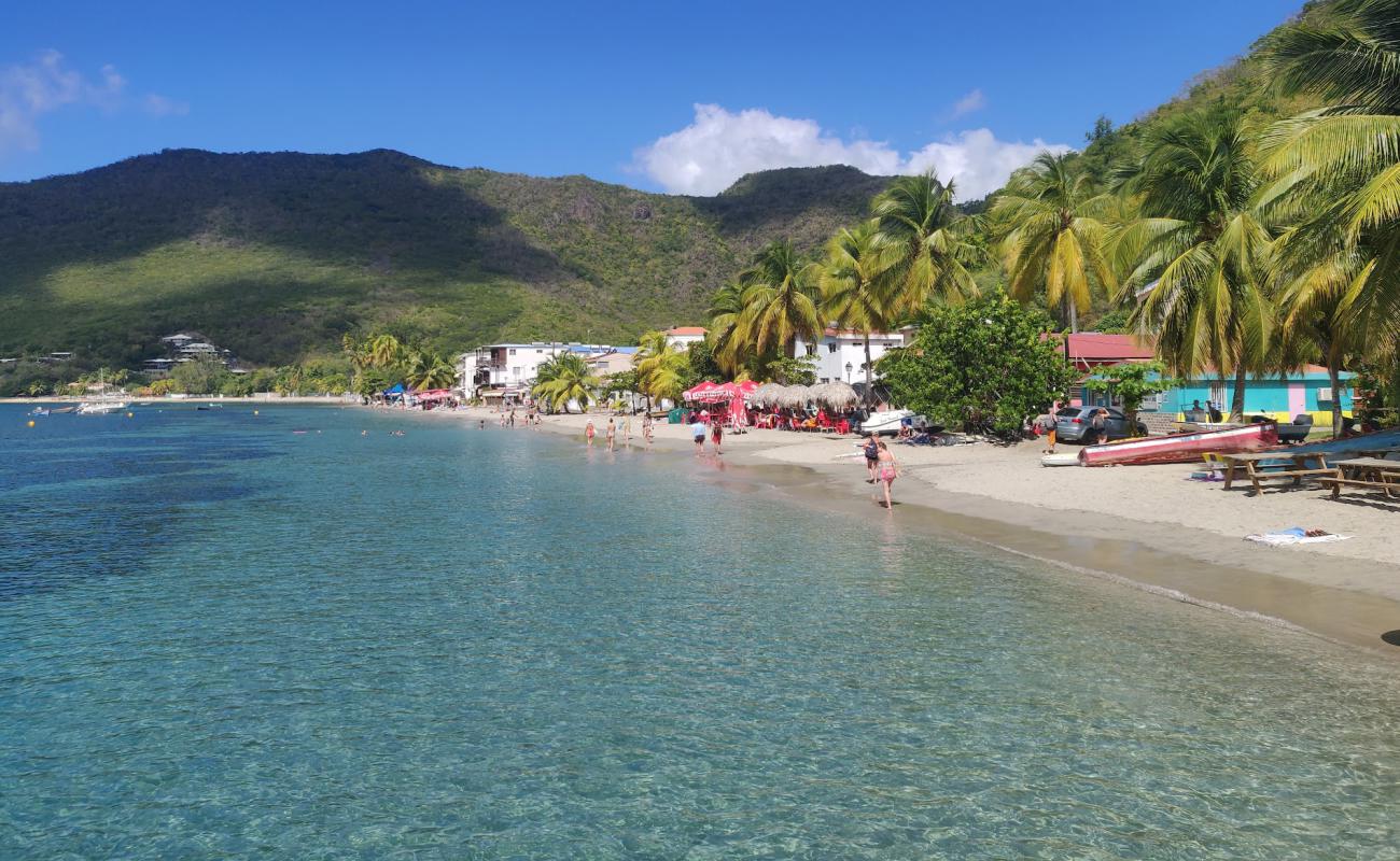 Photo de Grande Anse d'Arlet avec sable beige fin de surface