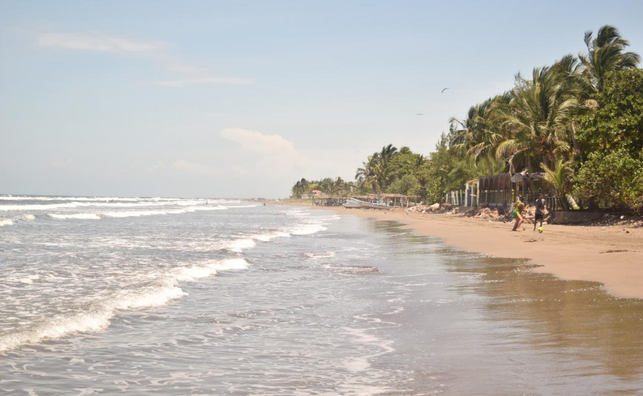 Photo de Playa Mata de Uva avec sable gris de surface