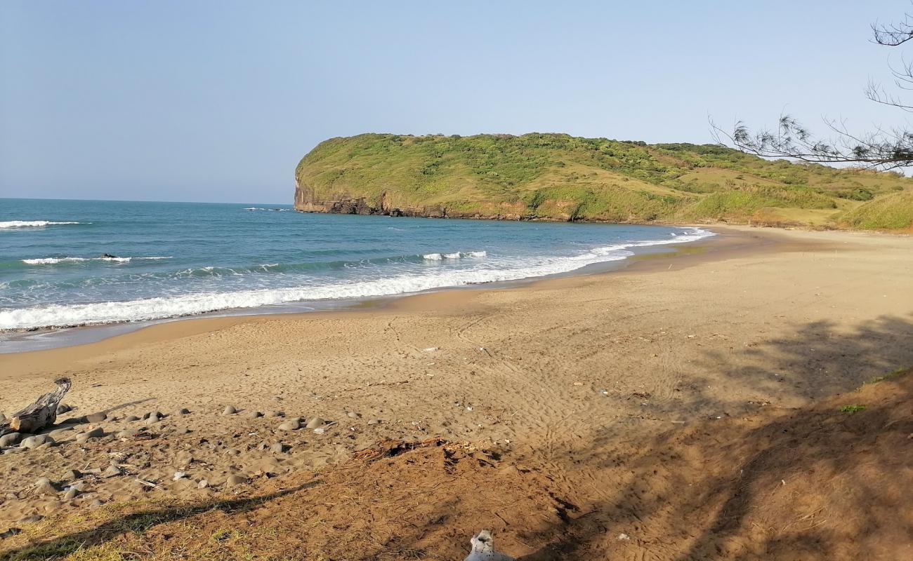 Photo de Playa Roca Partida avec sable beige de surface