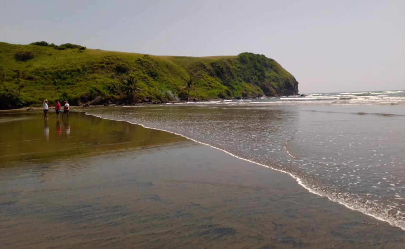 Photo de Playa Boca Chamilpa avec sable beige de surface