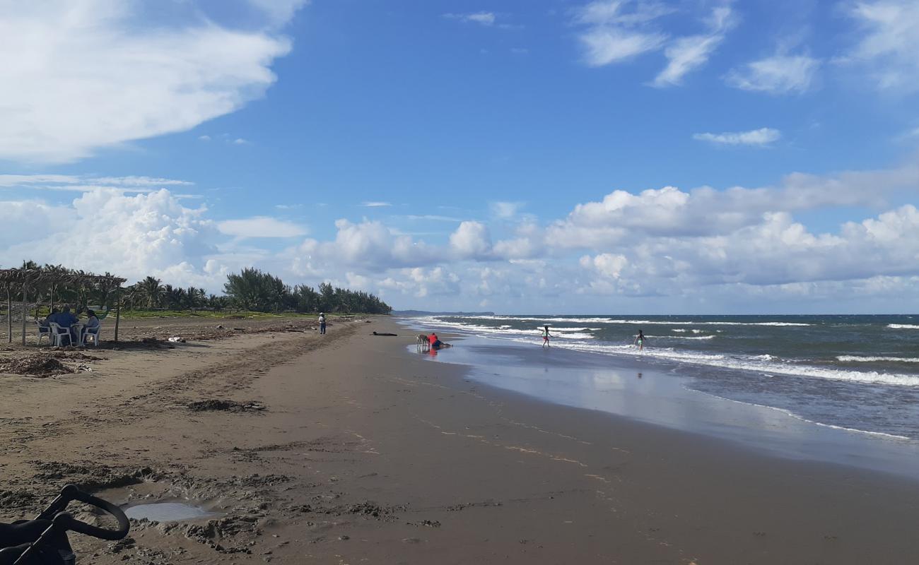Photo de Playa Jicacal Pajapan avec sable beige de surface