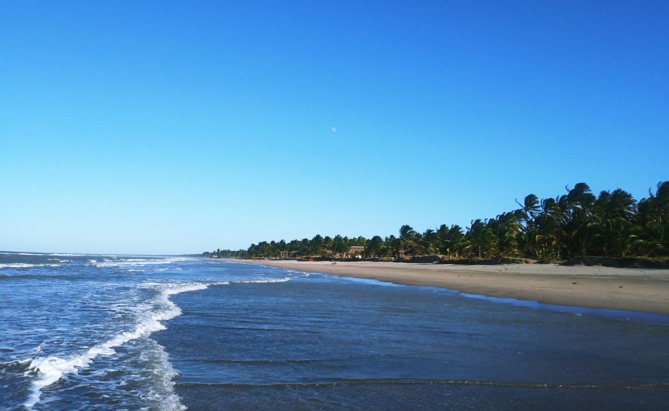 Photo de Playa Villa Cuahutemos avec sable beige de surface