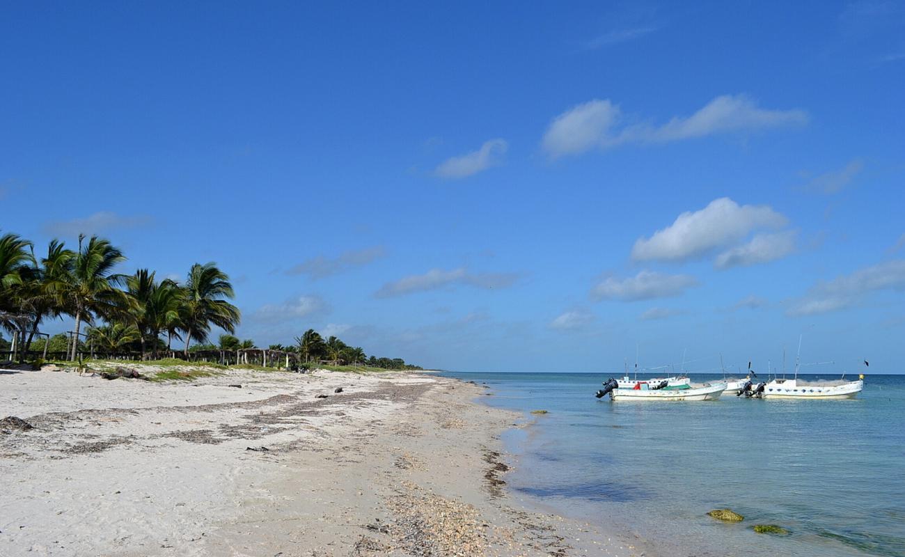 Photo de Playa Punta Xen avec sable lumineux de surface