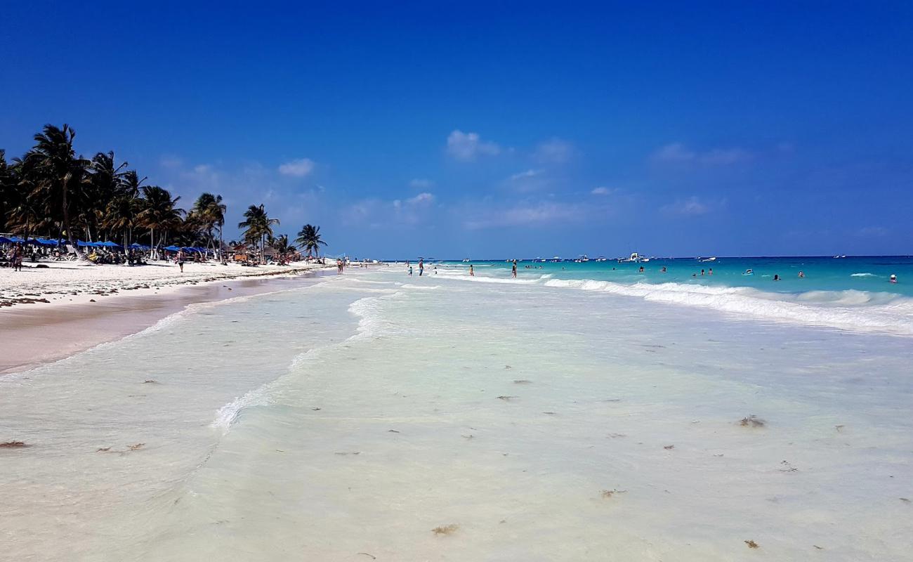Photo de Playa Tulum avec sable fin blanc de surface