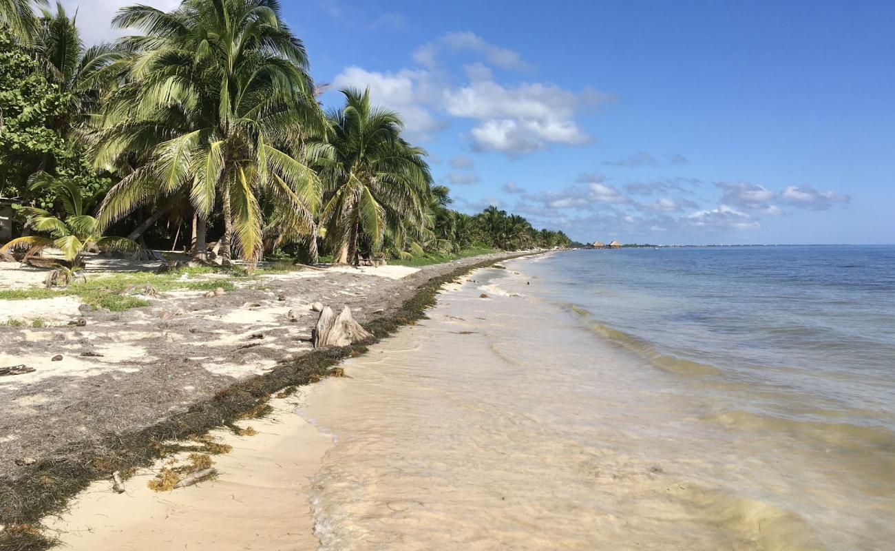 Photo de Maya Chan beach avec sable beige de surface
