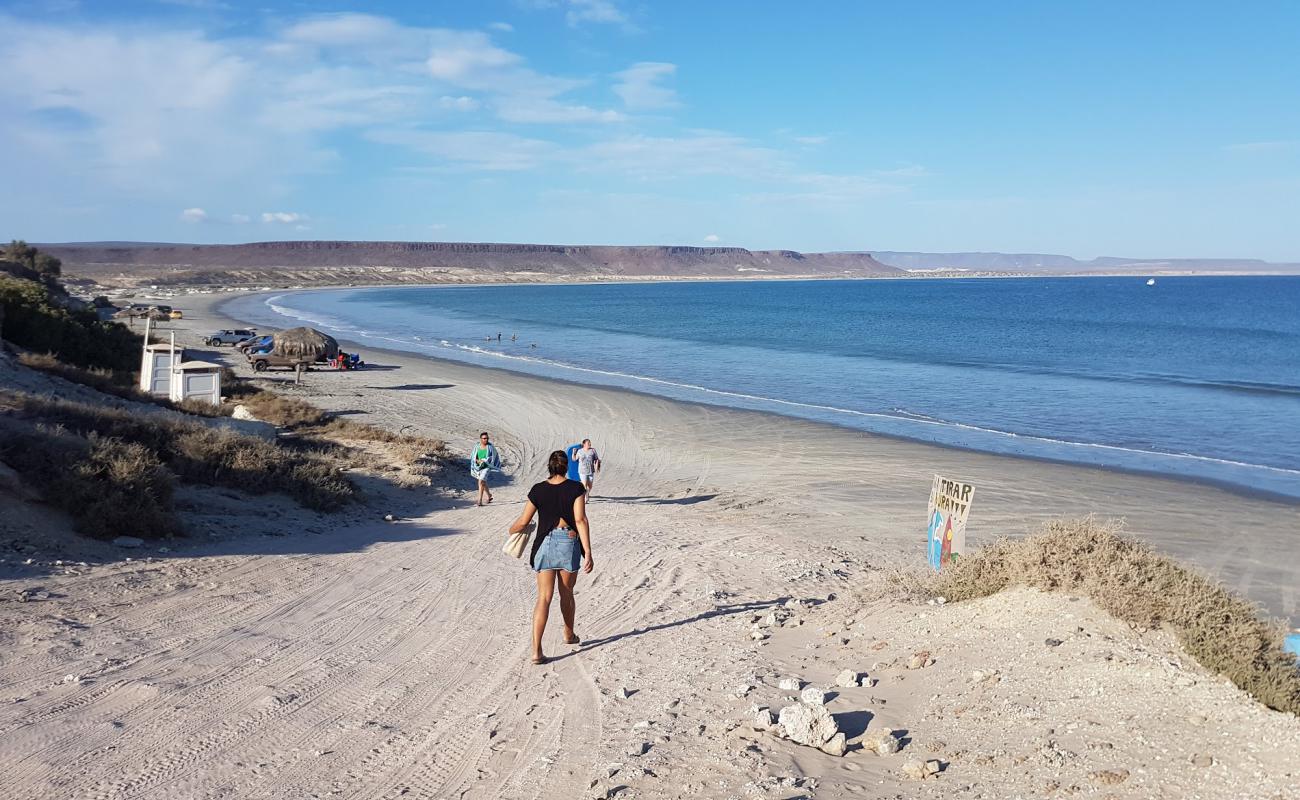 Photo de San Juanico Beach avec sable brun de surface