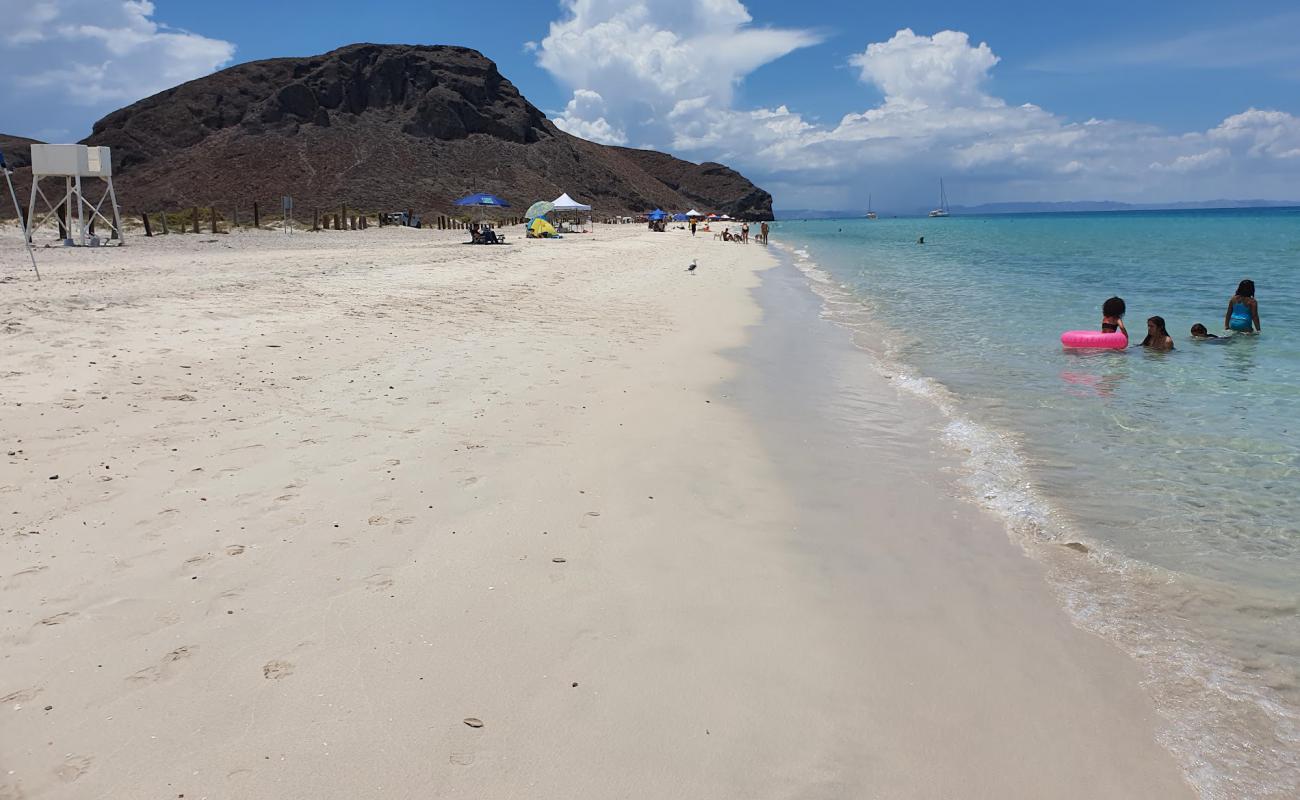 Photo de Playa El Tecolote avec sable lumineux de surface