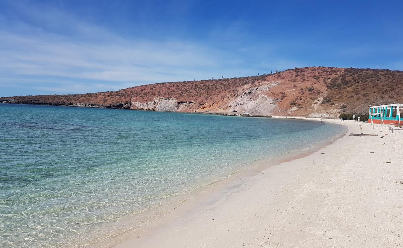 Photo de Playa Pichilingue avec sable beige de surface