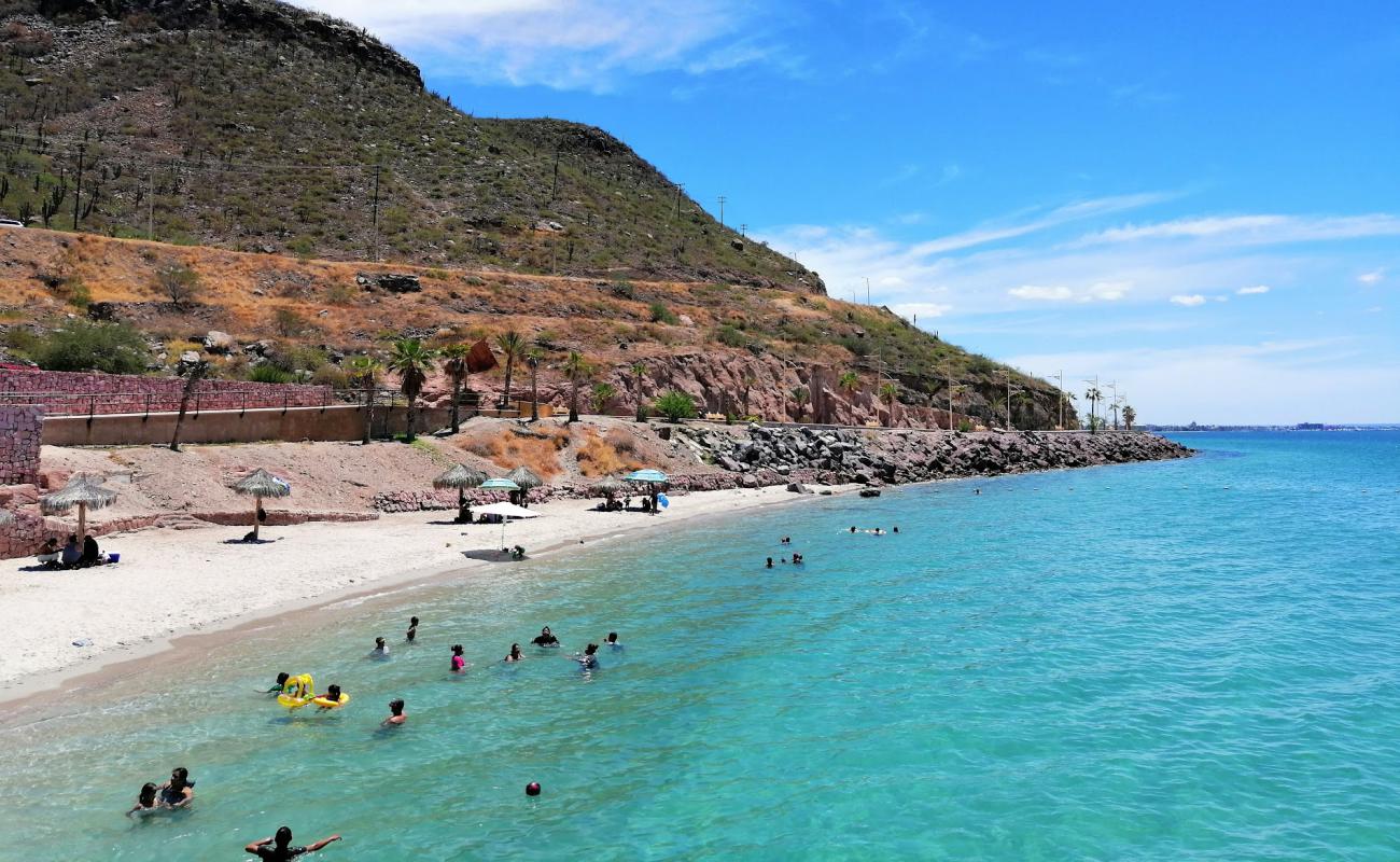 Photo de Plage El Coromuel avec sable beige de surface