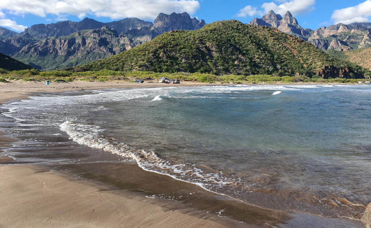 Photo de Plage de Juncalito avec sable beige de surface