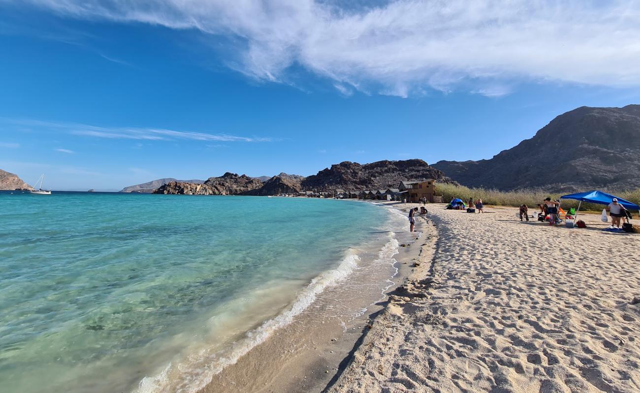 Photo de Playa El Burro avec sable beige de surface