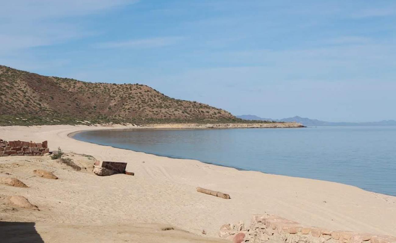 Photo de Playa Punta San Francisquito avec sable beige de surface