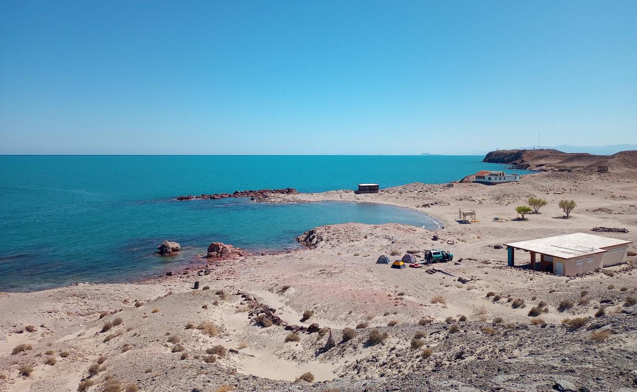 Photo de Playa Escondida avec sable beige de surface