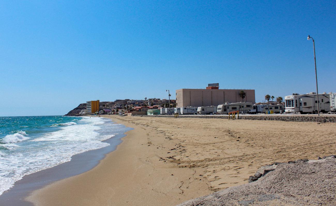 Photo de Playa Mirador avec sable lumineux de surface