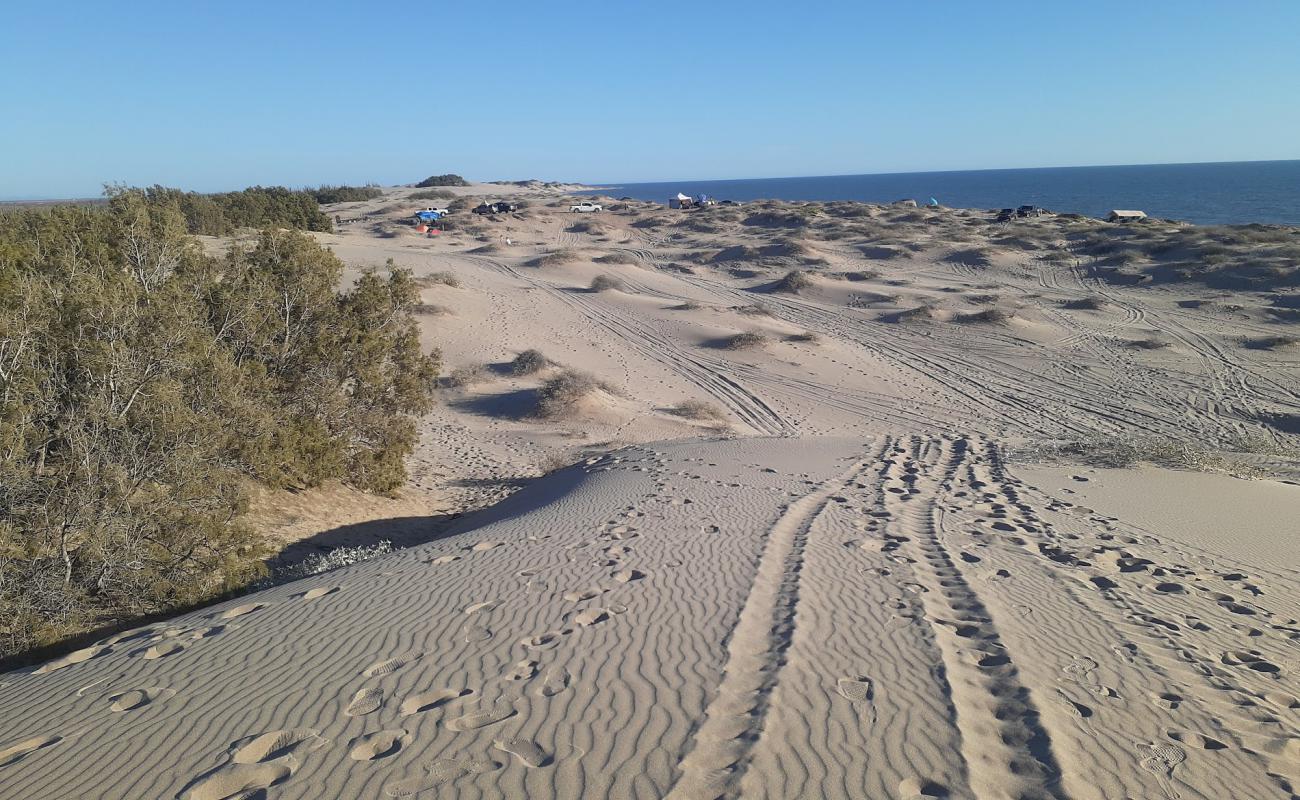 Photo de Sahuimaro beach avec sable beige de surface