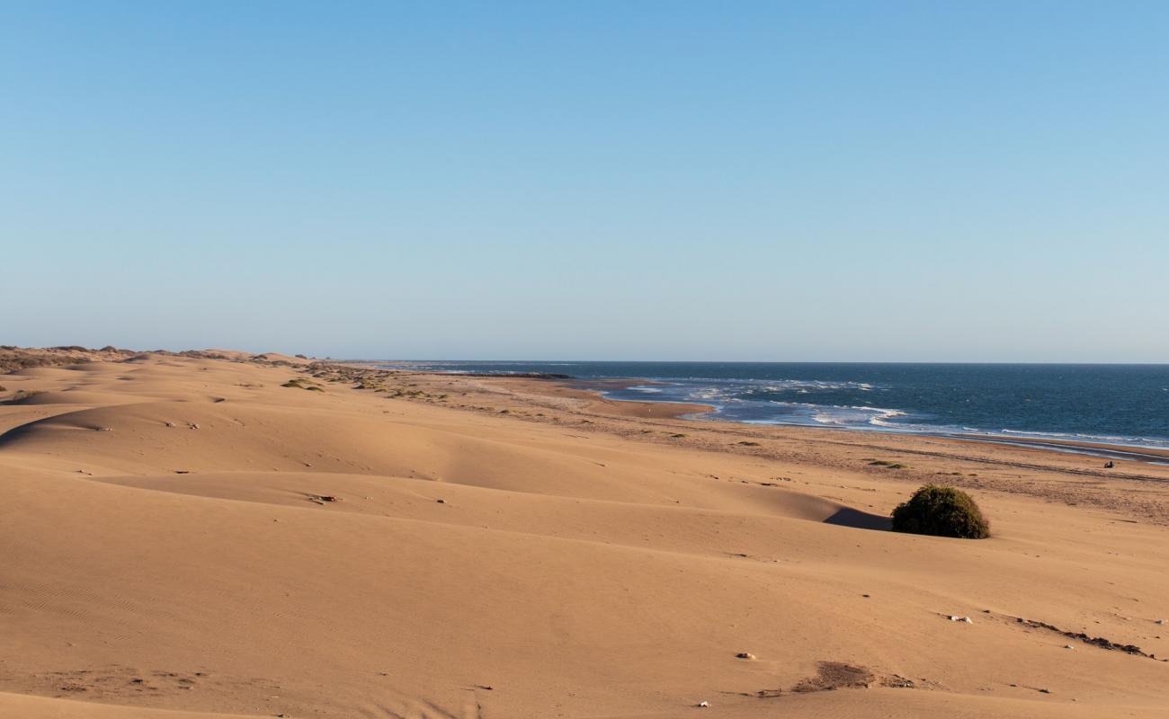 Photo de Esperanza beach avec sable lumineux de surface