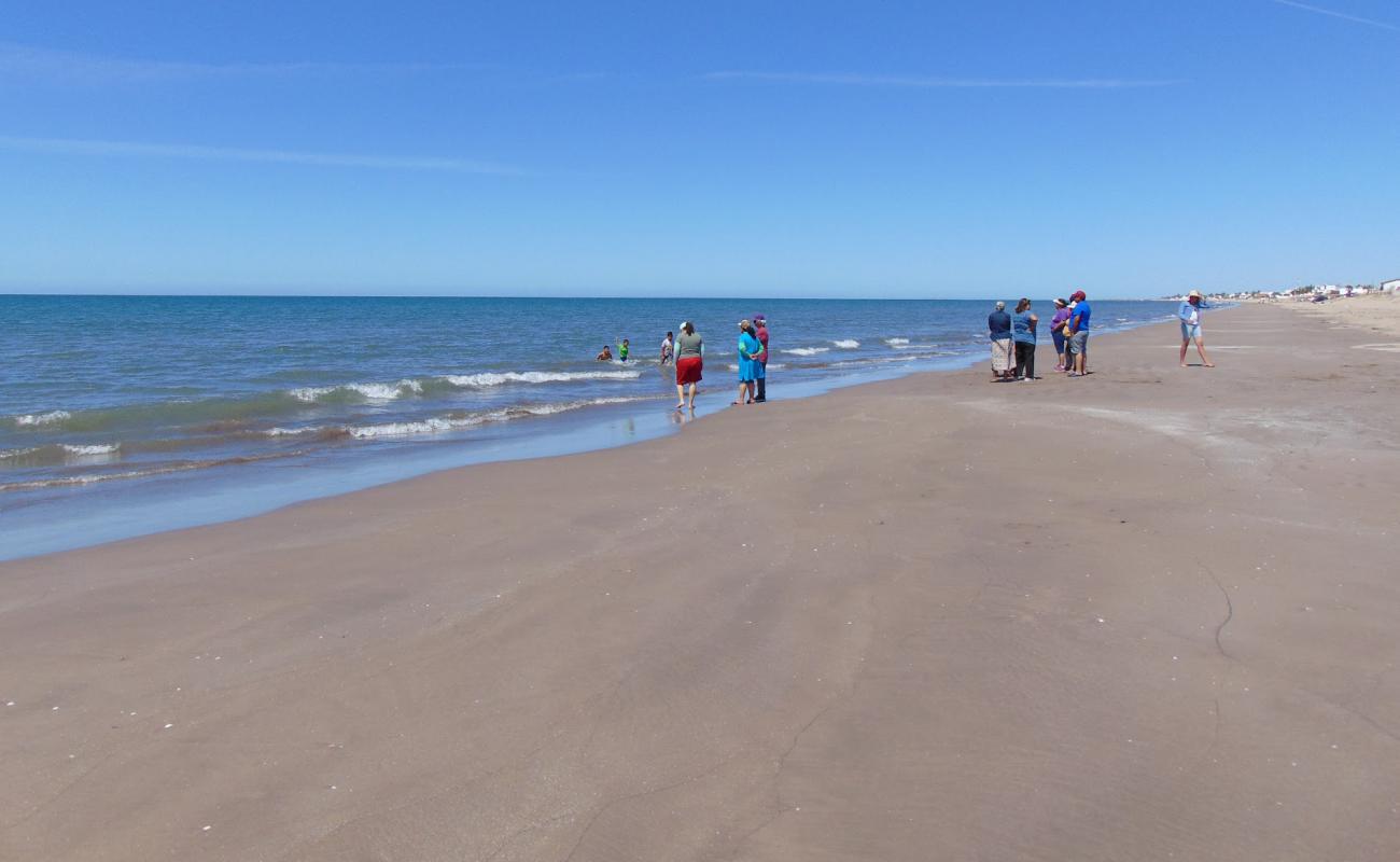 Photo de Huatabampito beach avec sable fin et lumineux de surface