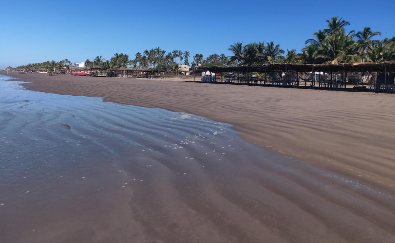 Photo de Novillero Nayarit beach avec sable lumineux de surface