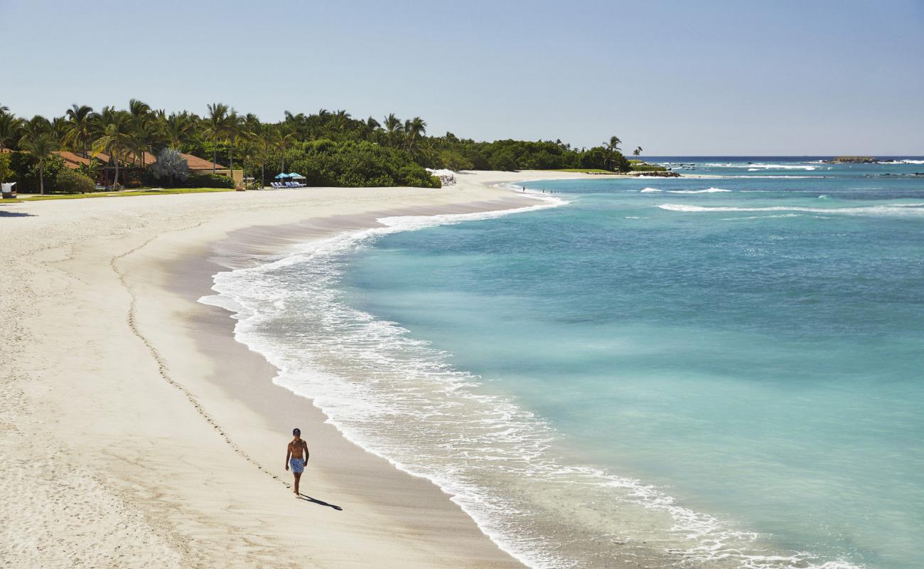 Photo de Plage de Punta Mita II avec sable fin et lumineux de surface