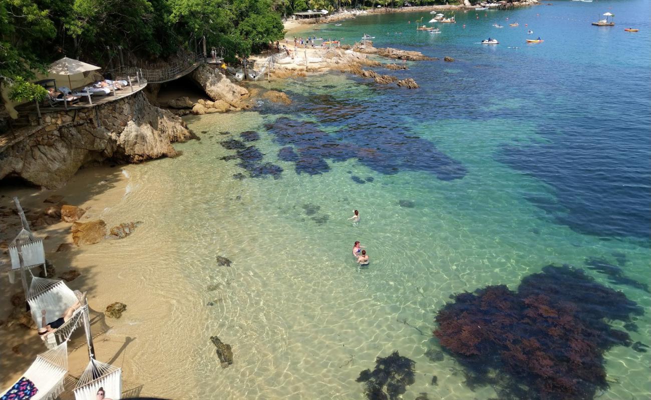 Photo de Caletas beach avec sable beige de surface
