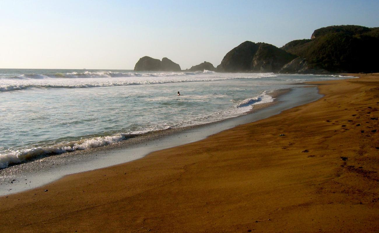 Photo de Arroyo Seco beach avec sable gris de surface