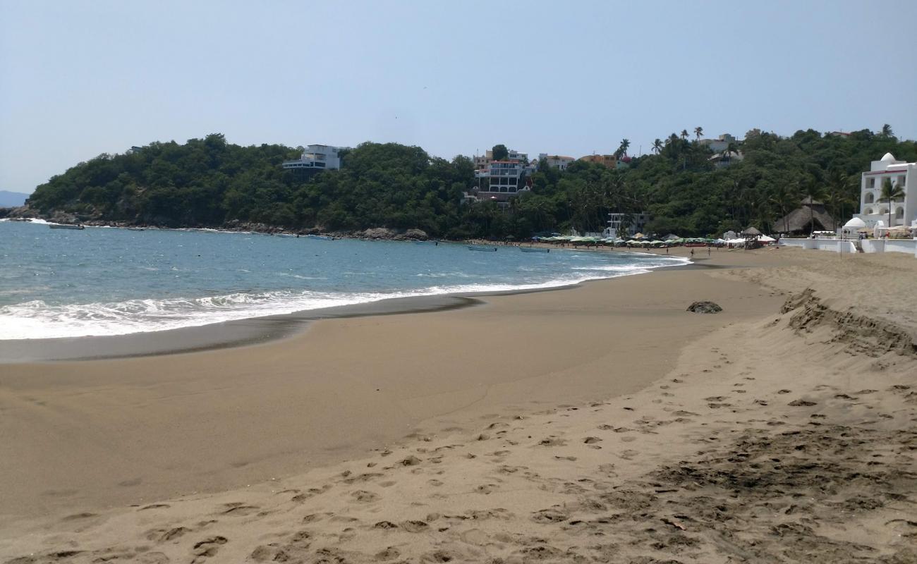 Photo de Playa la Audiencia avec sable brun de surface