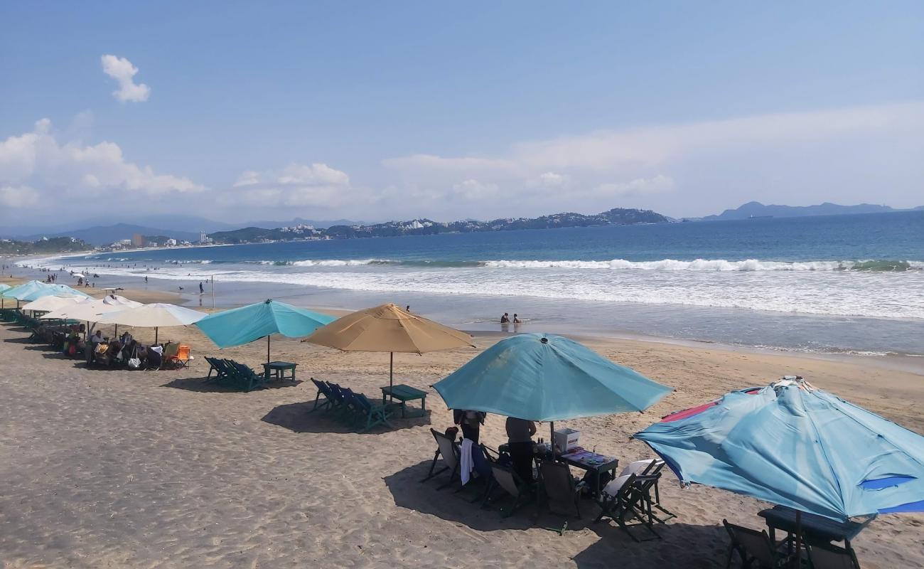 Photo de Manzanillo Colima avec sable brun de surface
