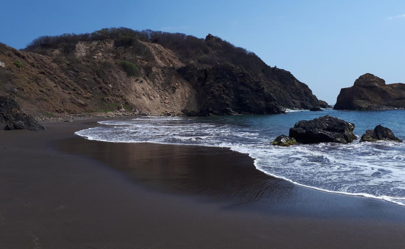 Photo de Playa del Viejo avec sable brun de surface