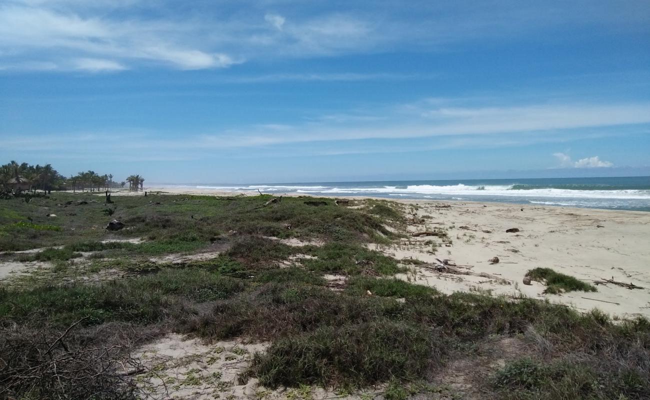 Photo de Playa Hornitos avec sable fin et lumineux de surface