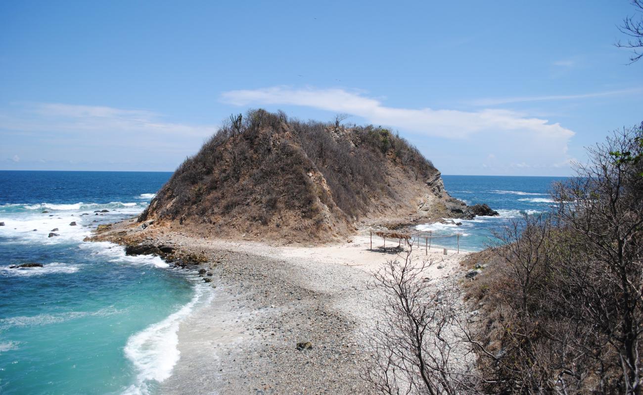 Photo de Tijera beach avec terrain rocheux de surface