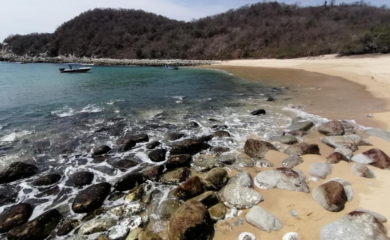 Photo de Jicaral beach avec sable lumineux de surface