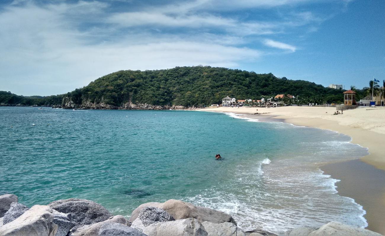 Photo de Playa Chahue avec sable fin et lumineux de surface