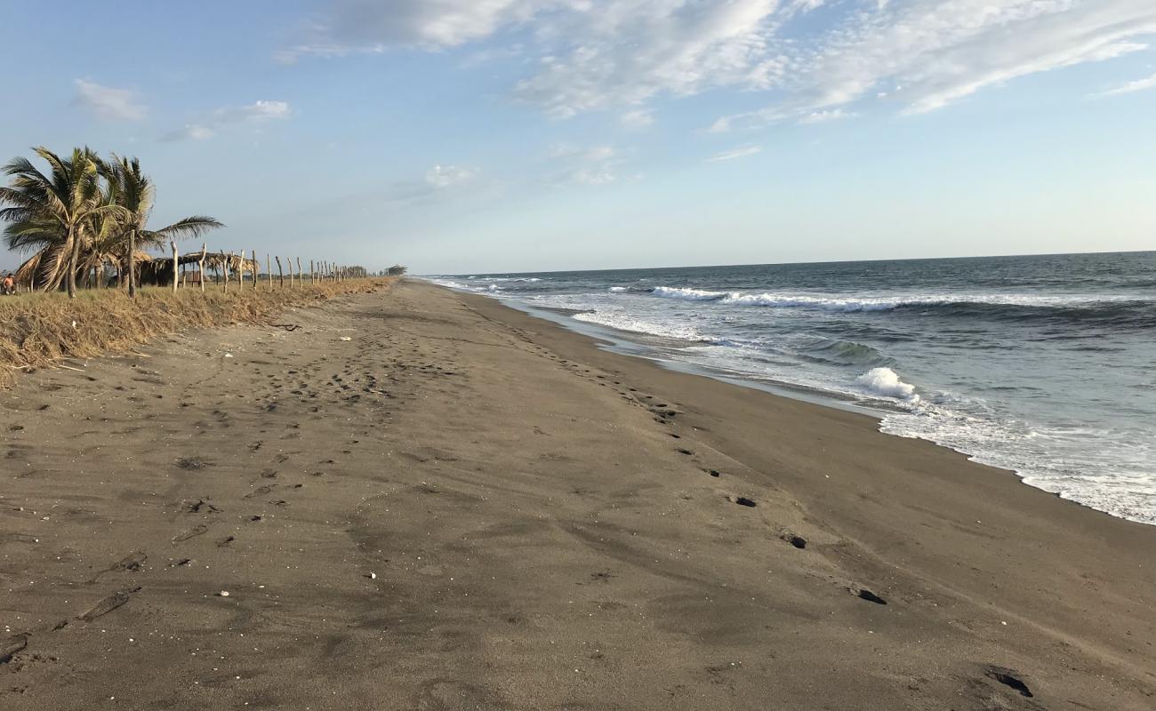 Photo de San Simon beach avec sable gris de surface