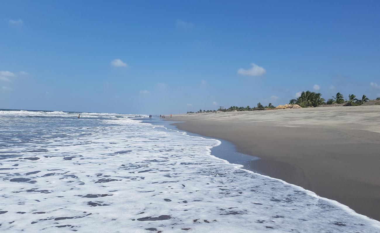 Photo de Gancho Suchiate beach avec sable gris de surface