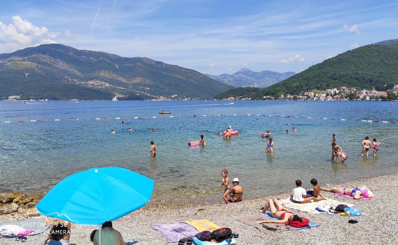 Photo de Plazha Ponta avec caillou fin gris de surface