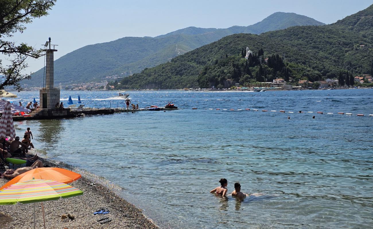 Photo de Verige Beach avec galets gris de surface