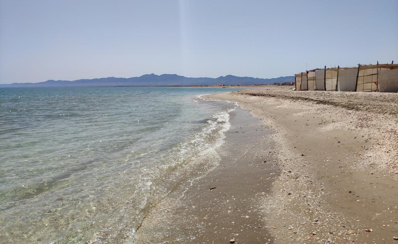 Photo de Plage D'Arekmane II avec sable coquillier lumineux de surface