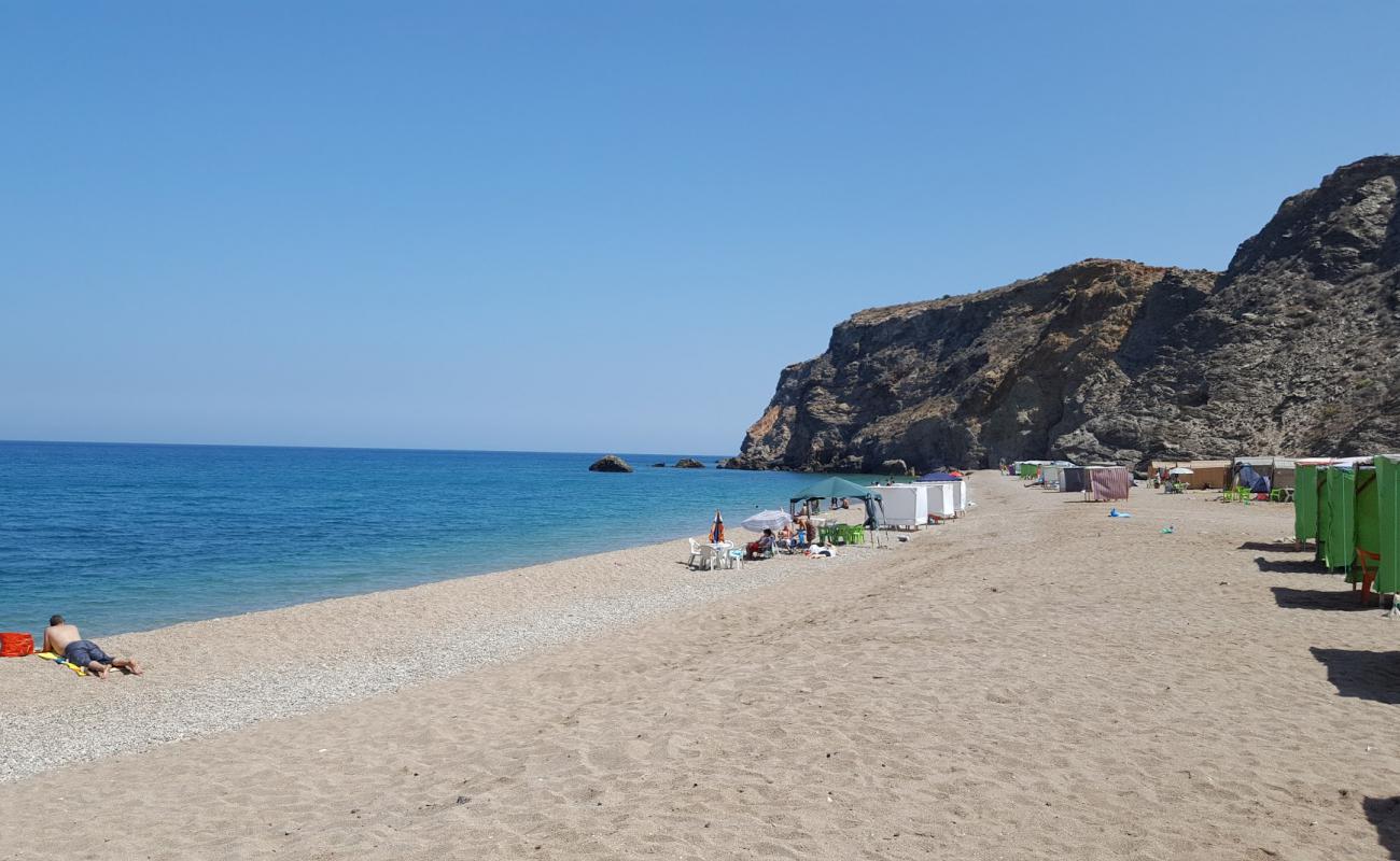 Photo de Plage Abdouna avec caillou fin gris de surface