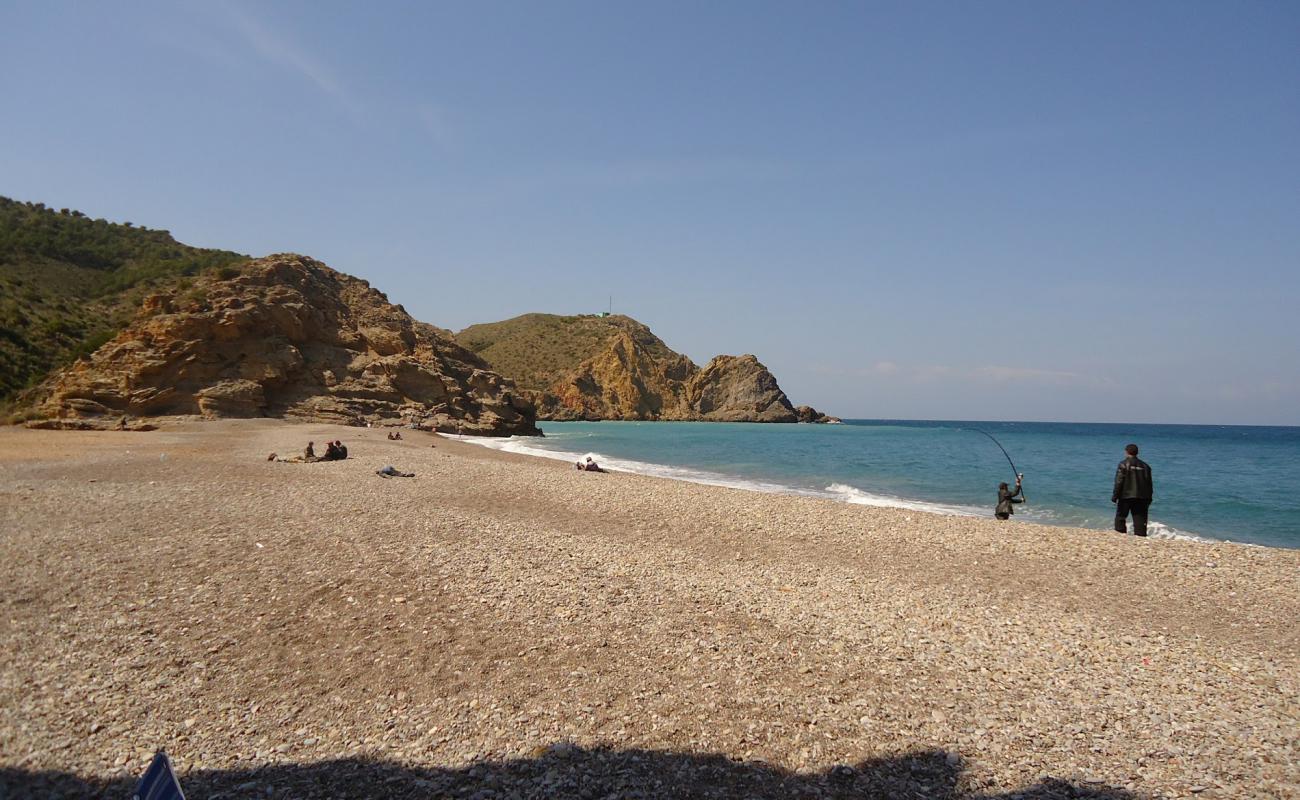 Photo de Bosco beach avec caillou fin brun de surface