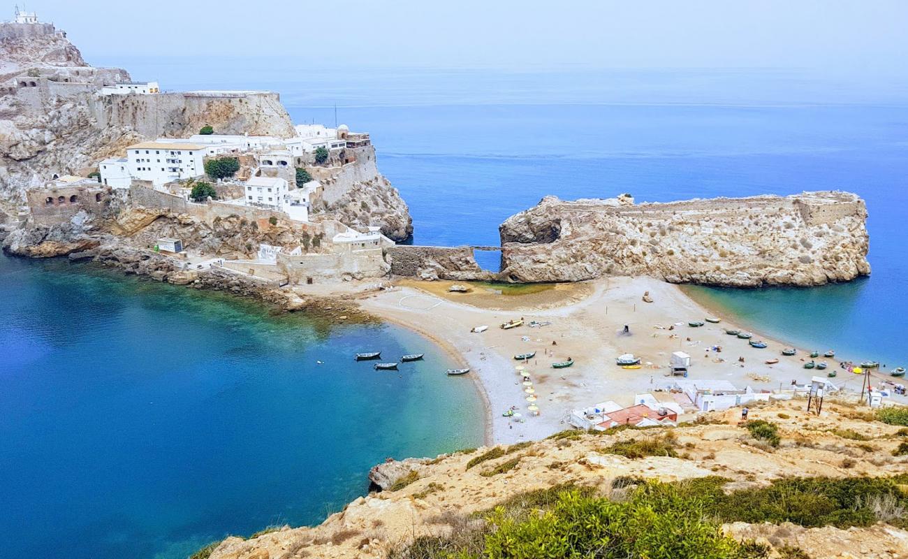 Photo de Padis beach avec caillou fin gris de surface