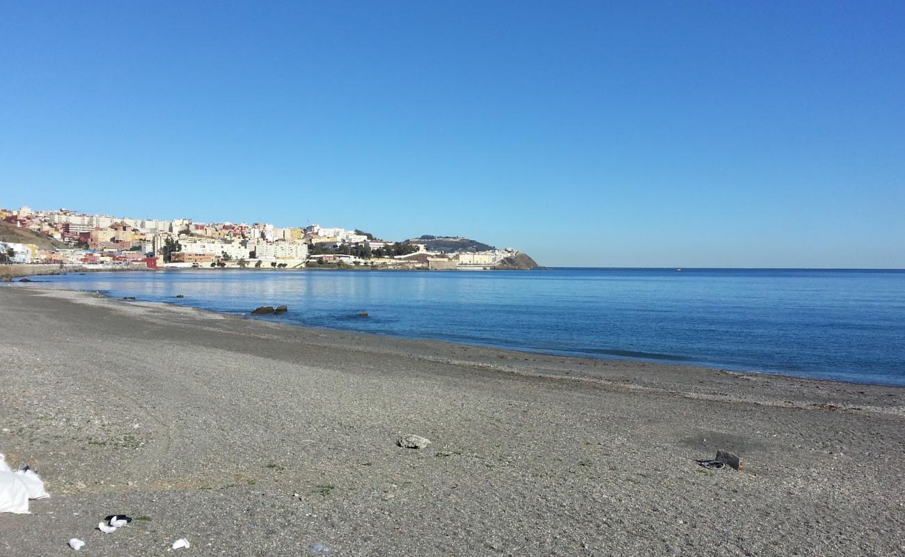 Photo de Playa El Tarajal avec caillou gris de surface